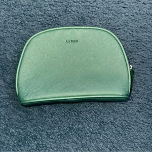 New La Mer Green Cosmetic Pouch Makeup
